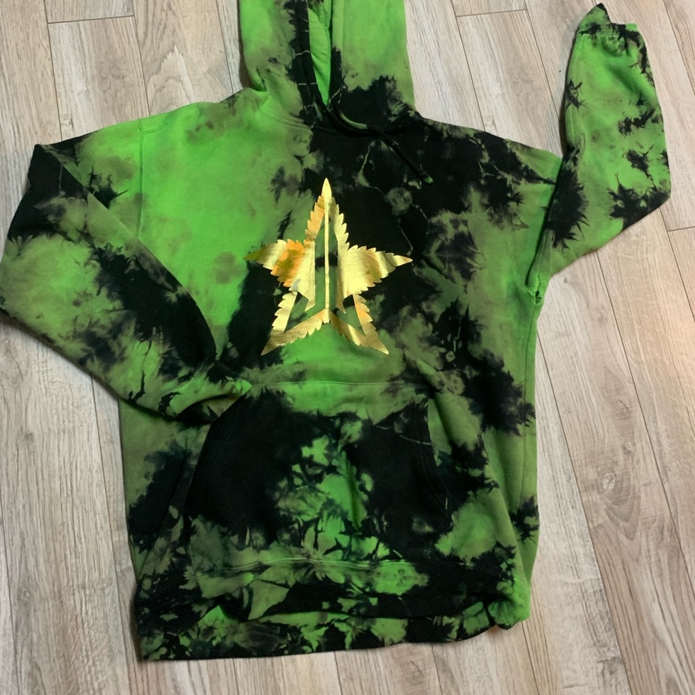 Jeffree Star Tye die leaf hoodie